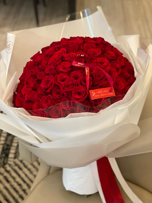 150 Long Stem Fresh Red Roses