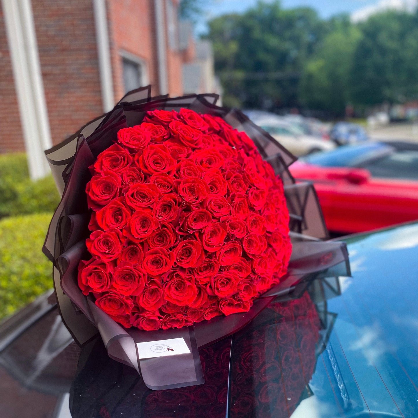 You’re my Love(50-75-100 roses) on the picture 100 roses