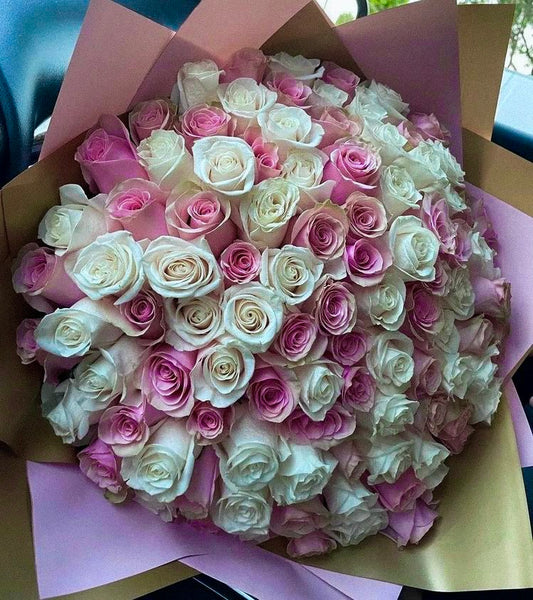 Rosita (50-75-100 LONG STEMS roses)on the picture 100 roses