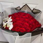 100 Red  LONG STEM Roses &Orchids ( at the picture 100 roses)