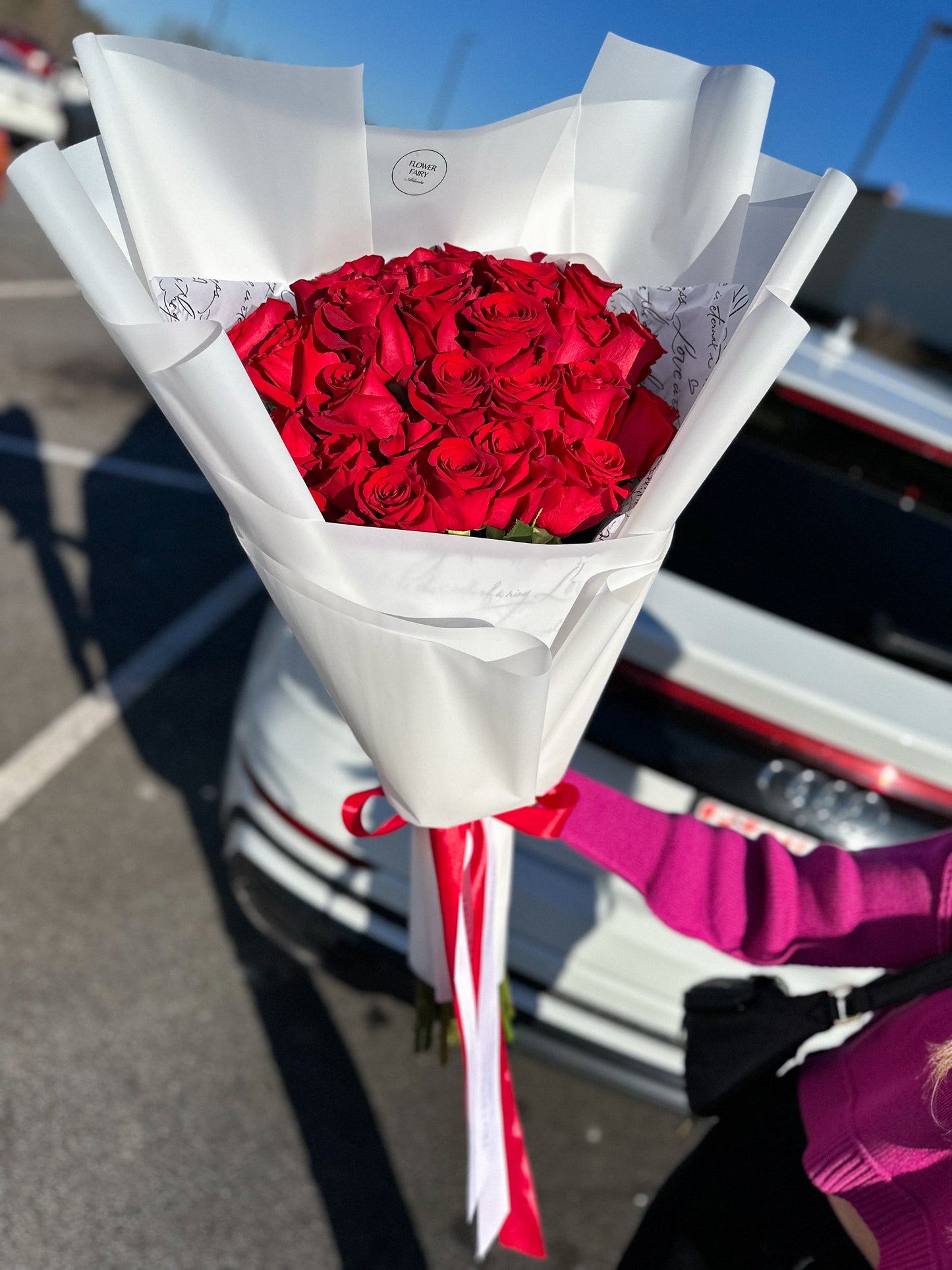 25  LONG STEM roses