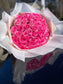 50 pink  LONG STEM roses bouquet