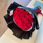 50  LONG STEM Red Roses