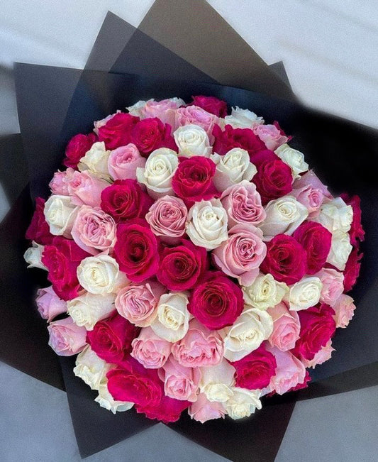 Anna(75-100 roses)on the picture 100 roses